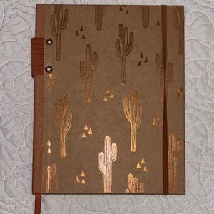 DesignWorks Ink Brown Notebook with Copper Accent